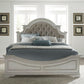 King Uph Bed, Dresser & Mirror, Night Stand