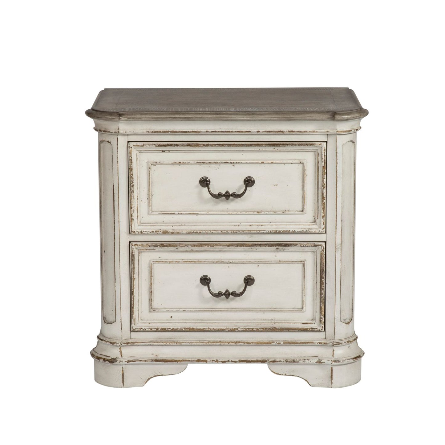 Queen Uph Bed, Dresser & Mirror, Night Stand