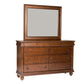 King Sleigh Bed, Dresser & Mirror