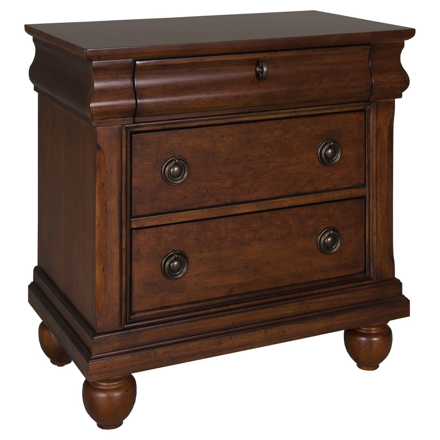 Queen Sleigh Bed, Dresser & Mirror, Night Stand