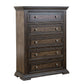 King Panel Bed, Dresser & Mirror, Chest, Night Stand