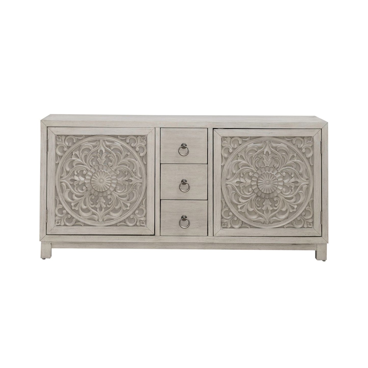 2 Door 3 Drawer Accent Cabinet