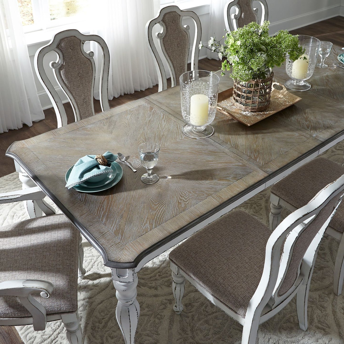 5 Piece Rectangular Table Set
