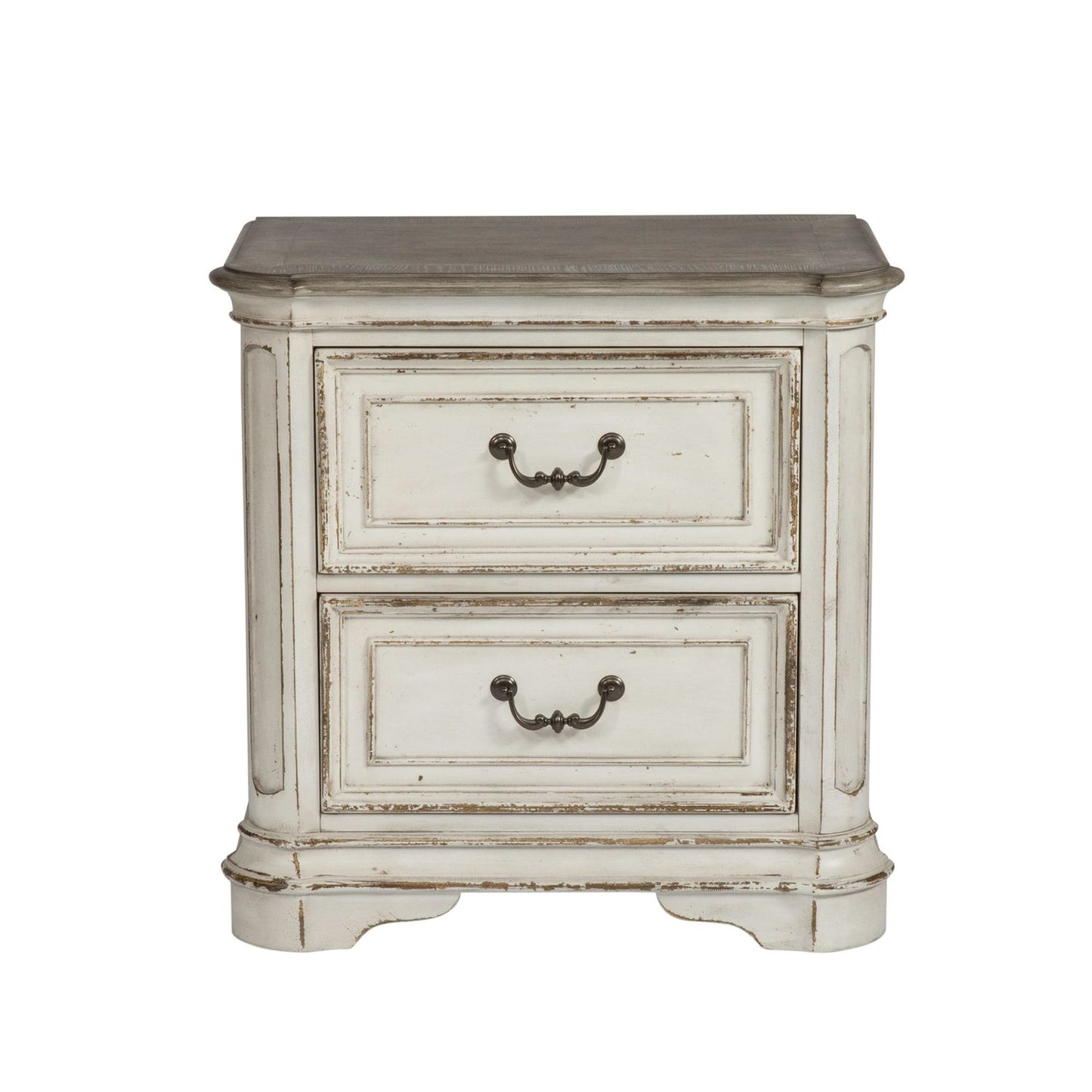 King Uph Sleigh Bed, Dresser & Mirror, Night Stand