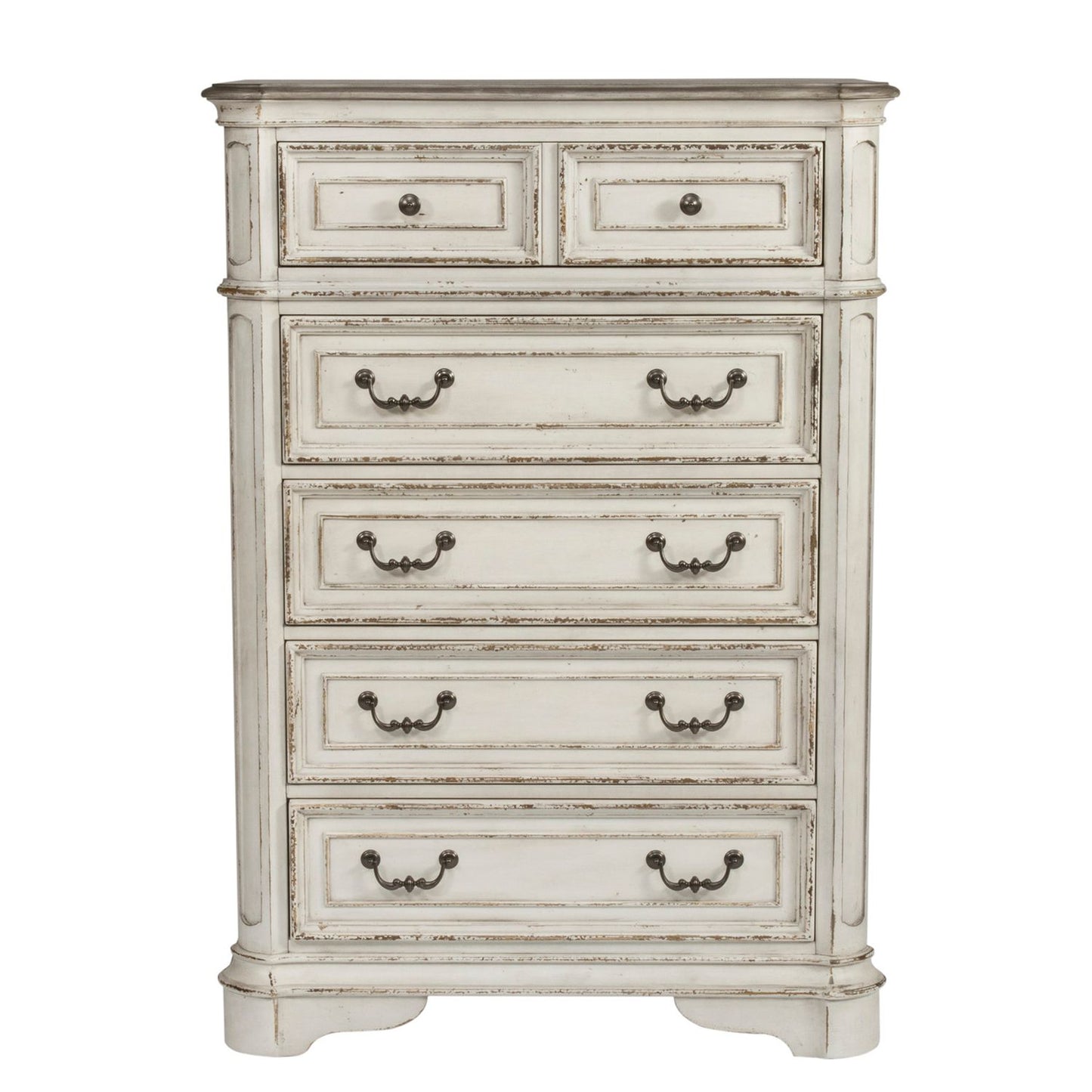 King Panel Bed, Dresser & Mirror, Chest, Night Stand