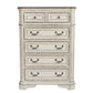 King Panel Bed, Dresser & Mirror, Chest, Night Stand