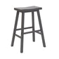 24 Inch Sawhorse Counter Stool- Gray