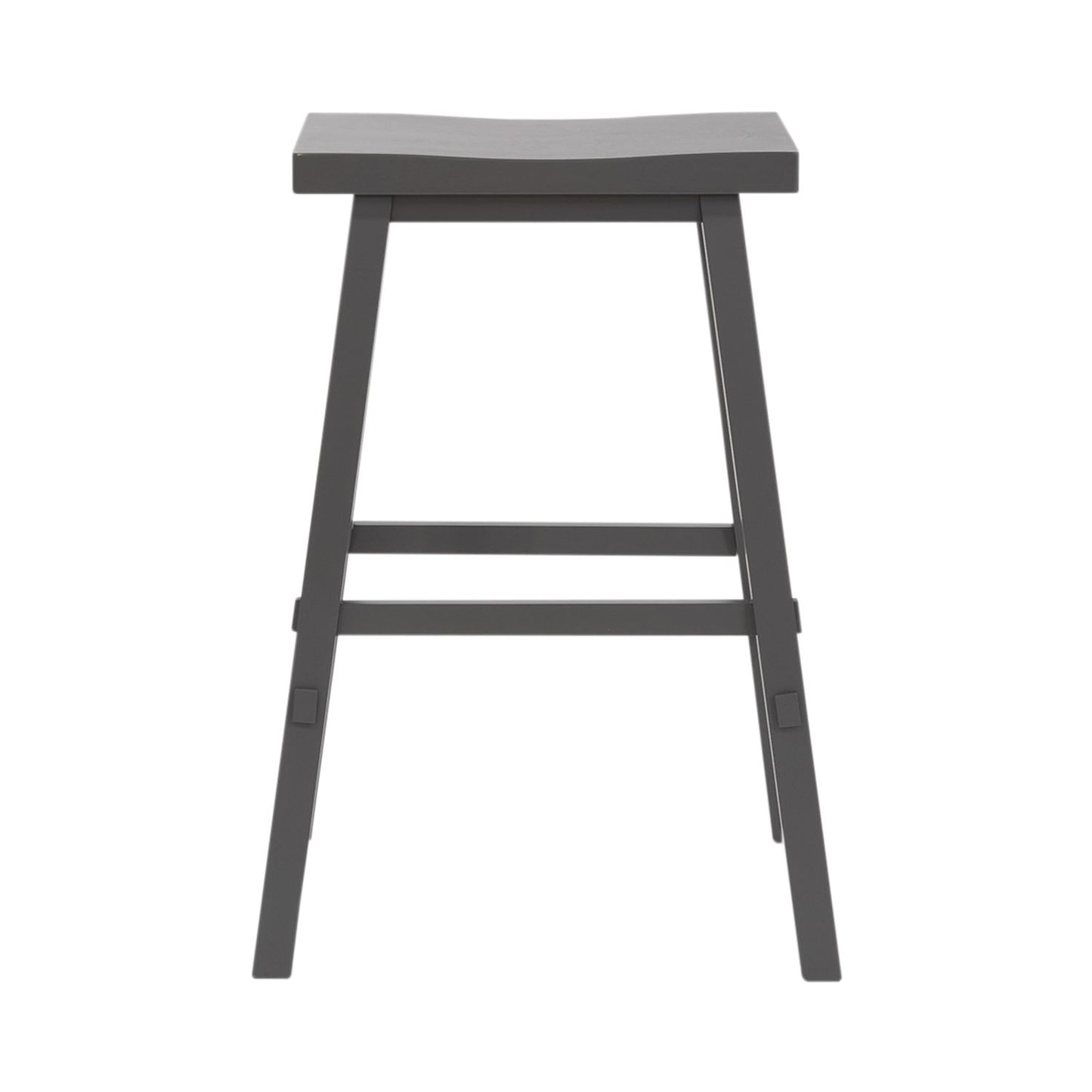 24 Inch Sawhorse Counter Stool- Gray