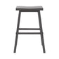 24 Inch Sawhorse Counter Stool- Gray