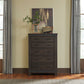 King Bookcase Bed, Dresser & Mirror, Chest
