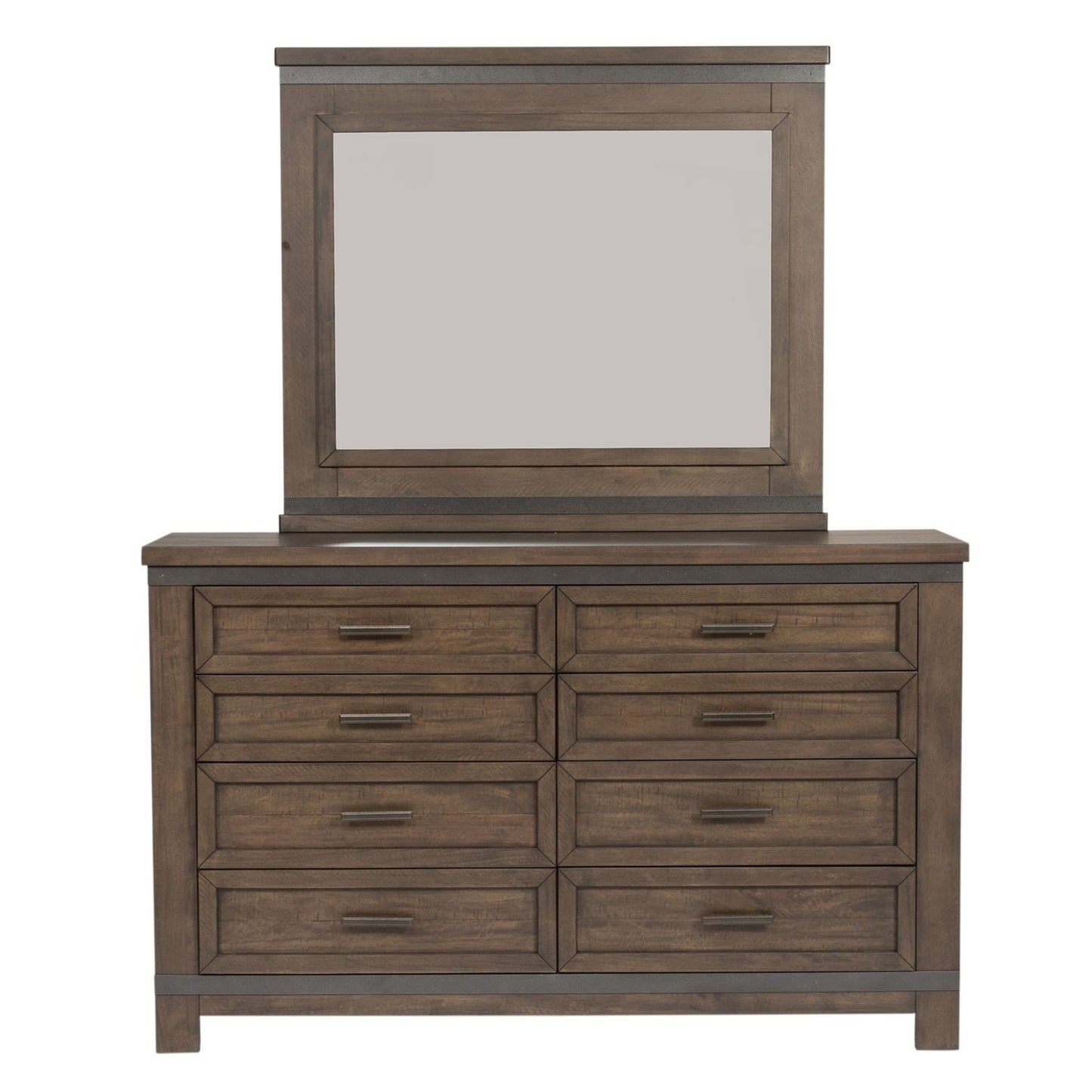 King Bookcase Bed, Dresser & Mirror, Chest