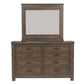 King Bookcase Bed, Dresser & Mirror, Chest