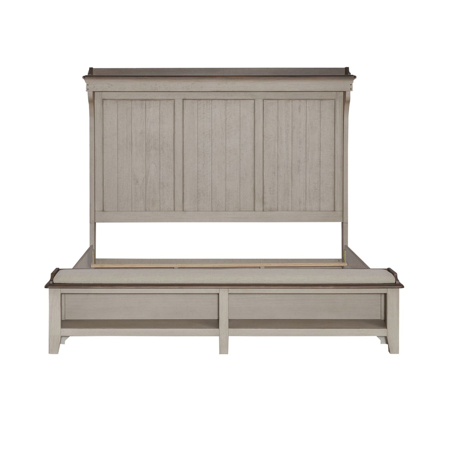 King Mantle Storage Bed
