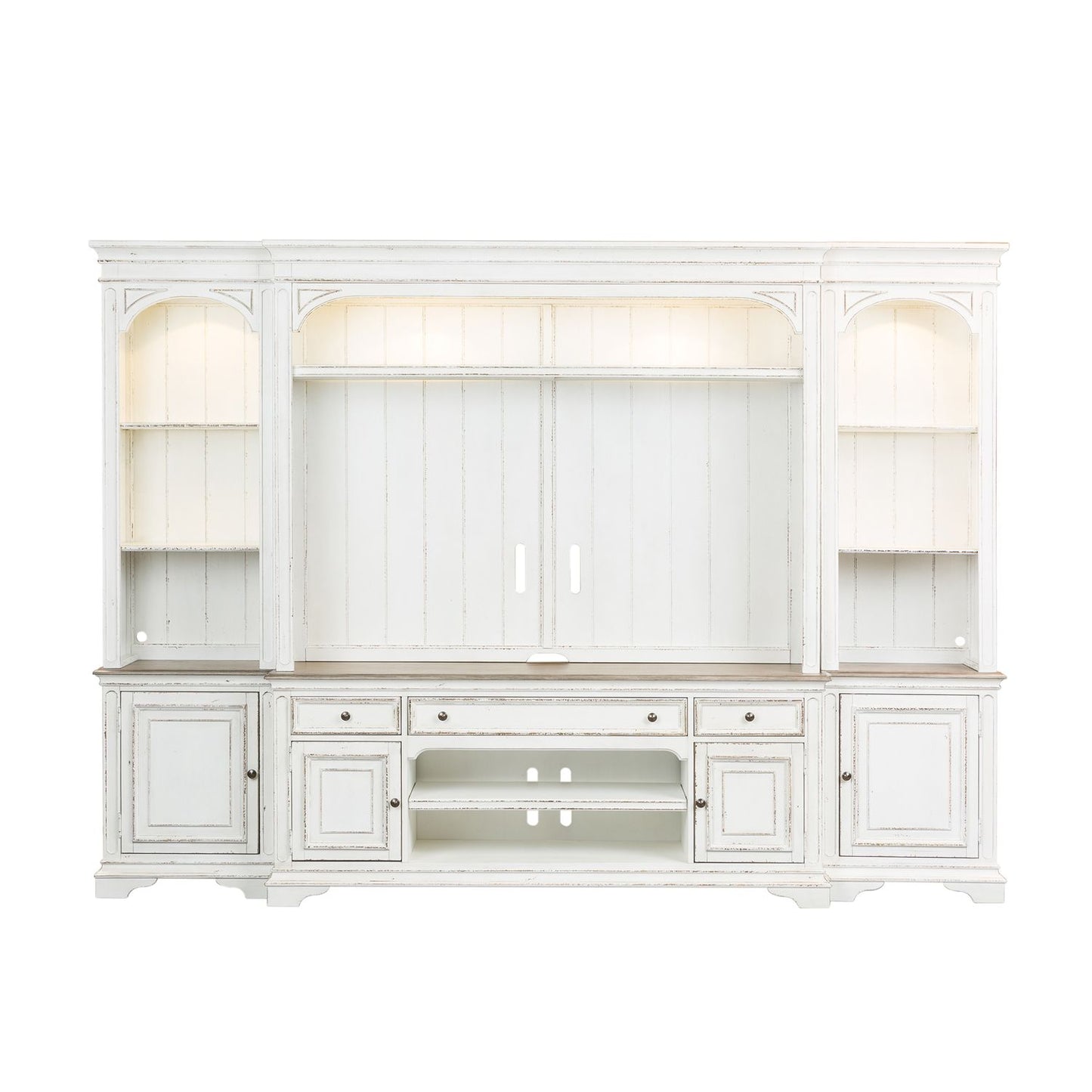 Entertainment Center with Piers