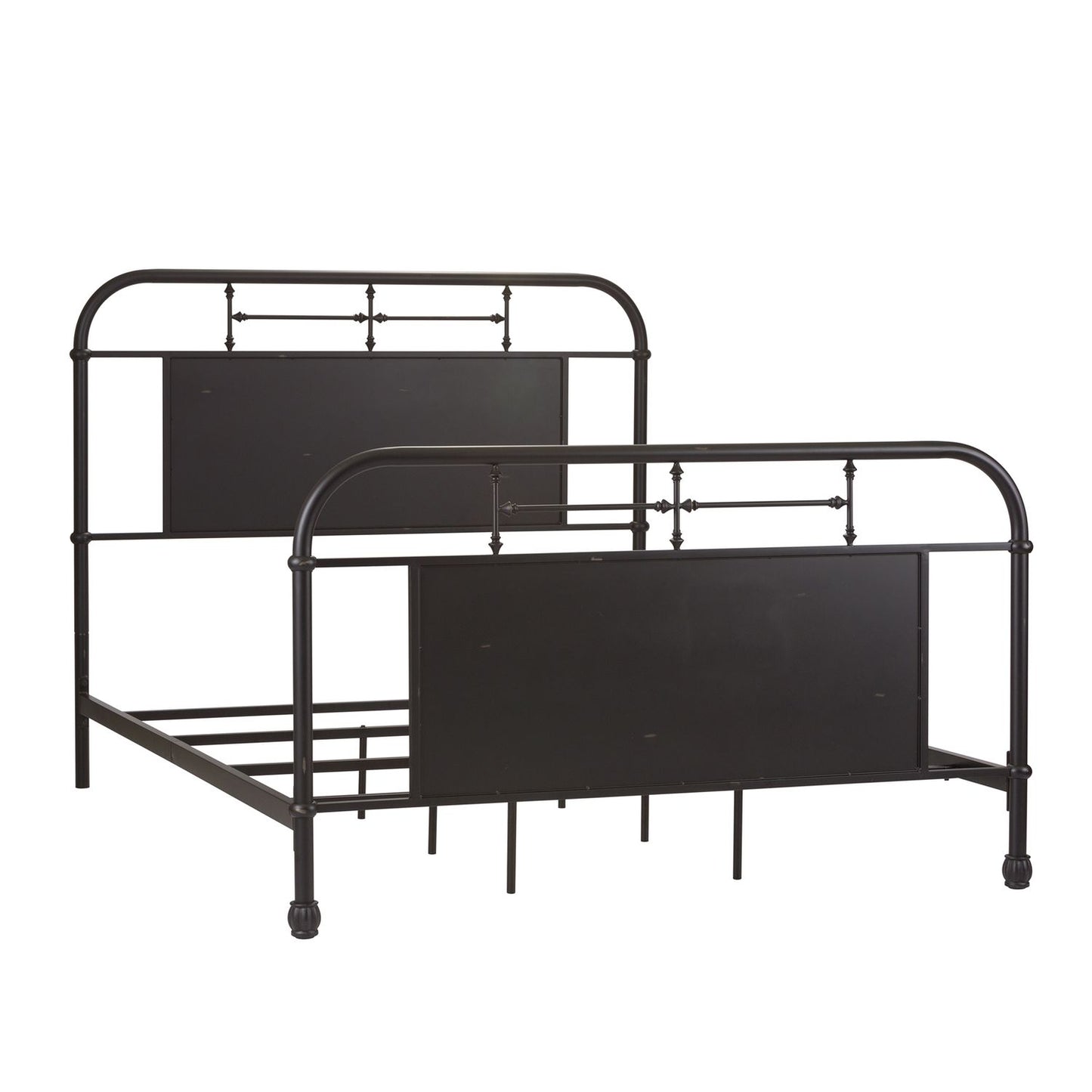 Queen Metal Bed - Black