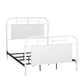 Twin Metal Bed - Antique White