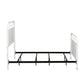Twin Metal Bed - Antique White