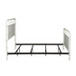 Queen Metal Bed - Antique White