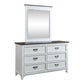Full Panel Bed, Dresser & Mirror