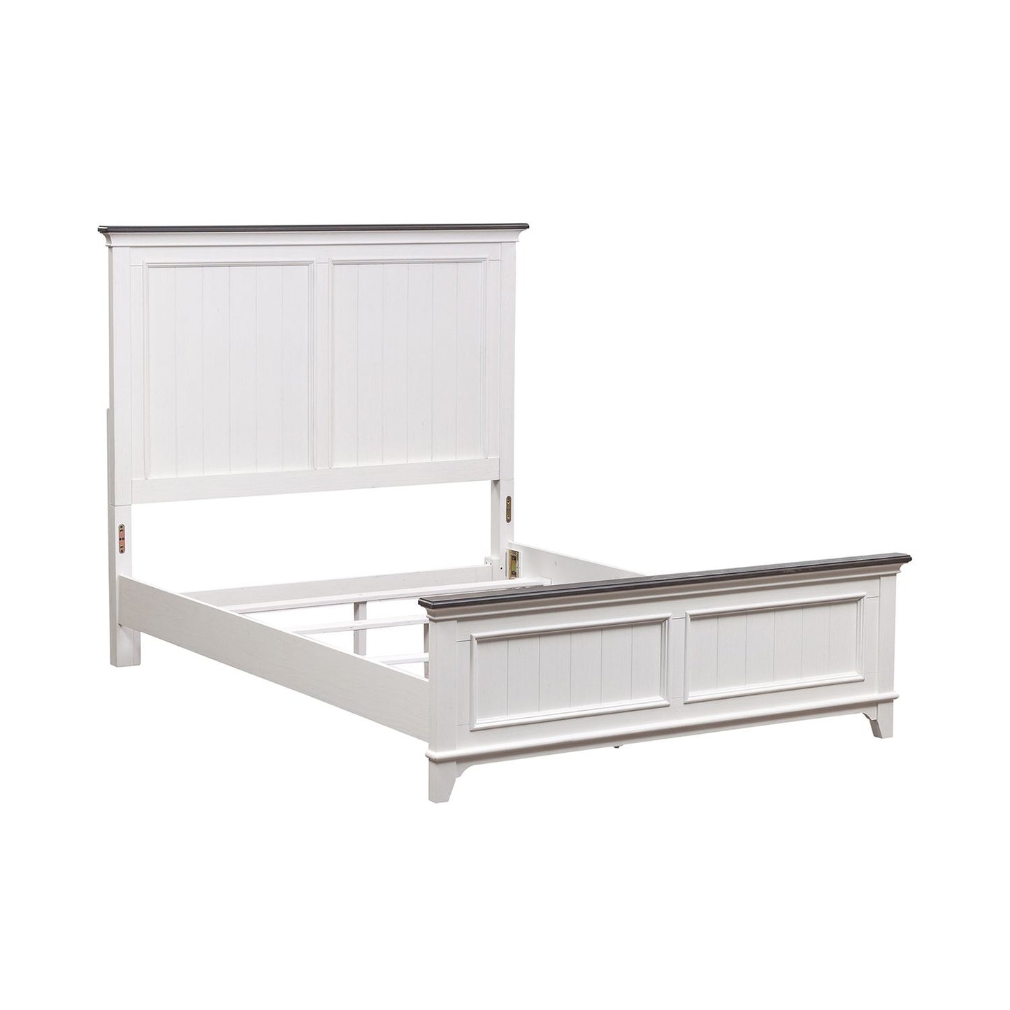 Twin Panel Bed, Dresser & Mirror