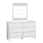 Twin Panel Bed, Dresser & Mirror