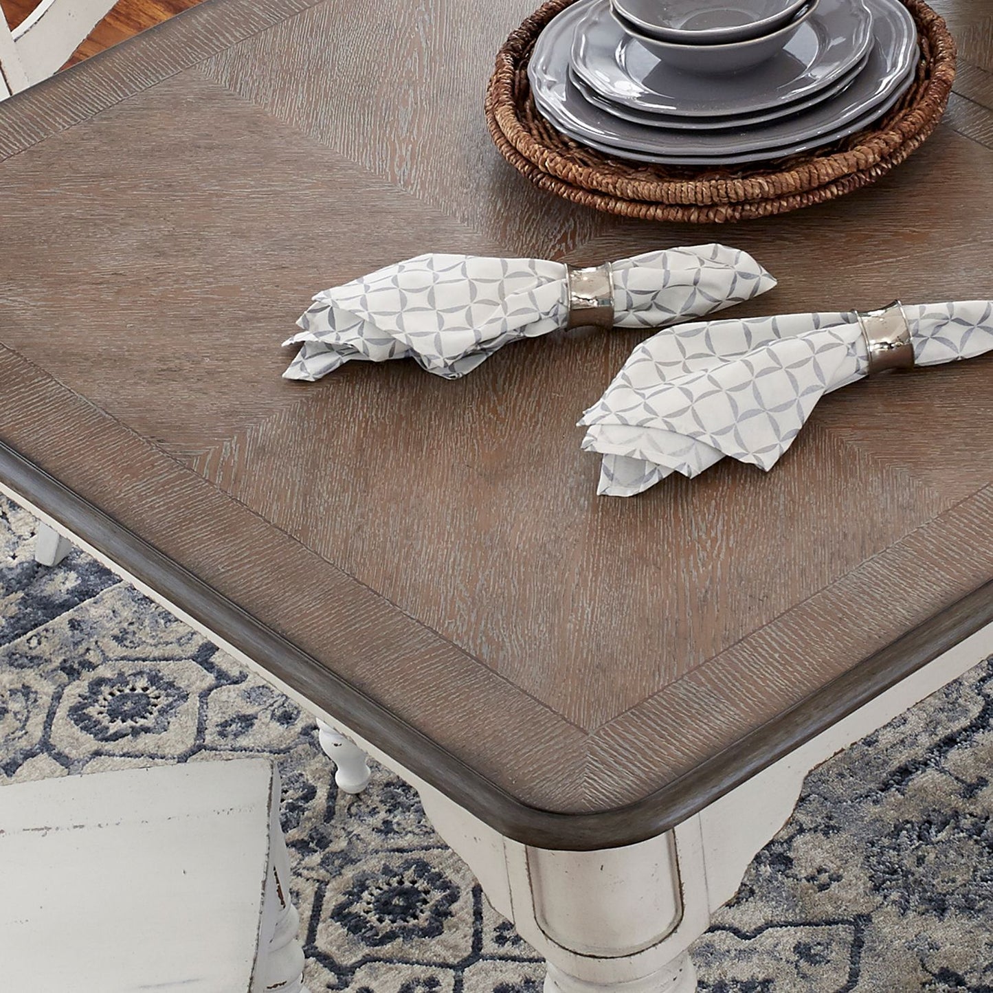 7 Piece Leg Table Set