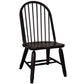 Bow Back Side Chair - Black
