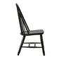 Bow Back Side Chair - Black