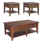 3 Piece Set (1-Cocktail 2-End Tables)