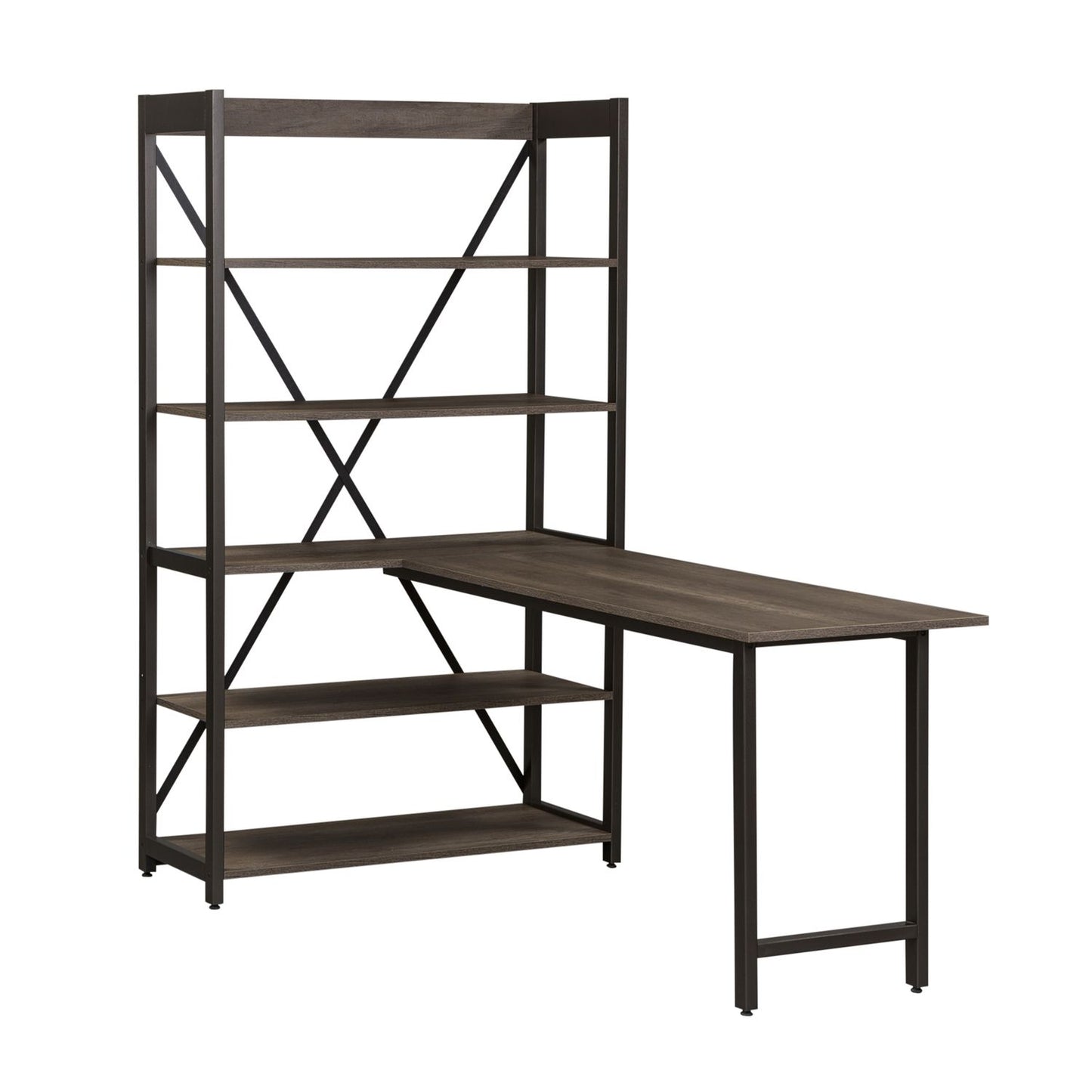 Desk and Bookcase Set