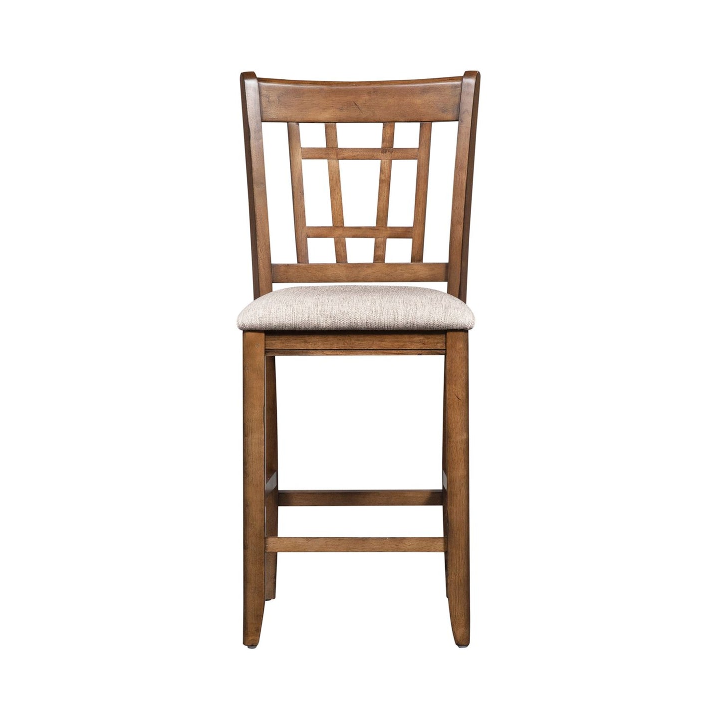 24 Inch Lattice Back Counter Chair