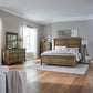 King California Panel Bed, Dresser & Mirror, Chest