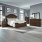 King Poster Bed, Dresser & Mirror, Chest, Night Stand