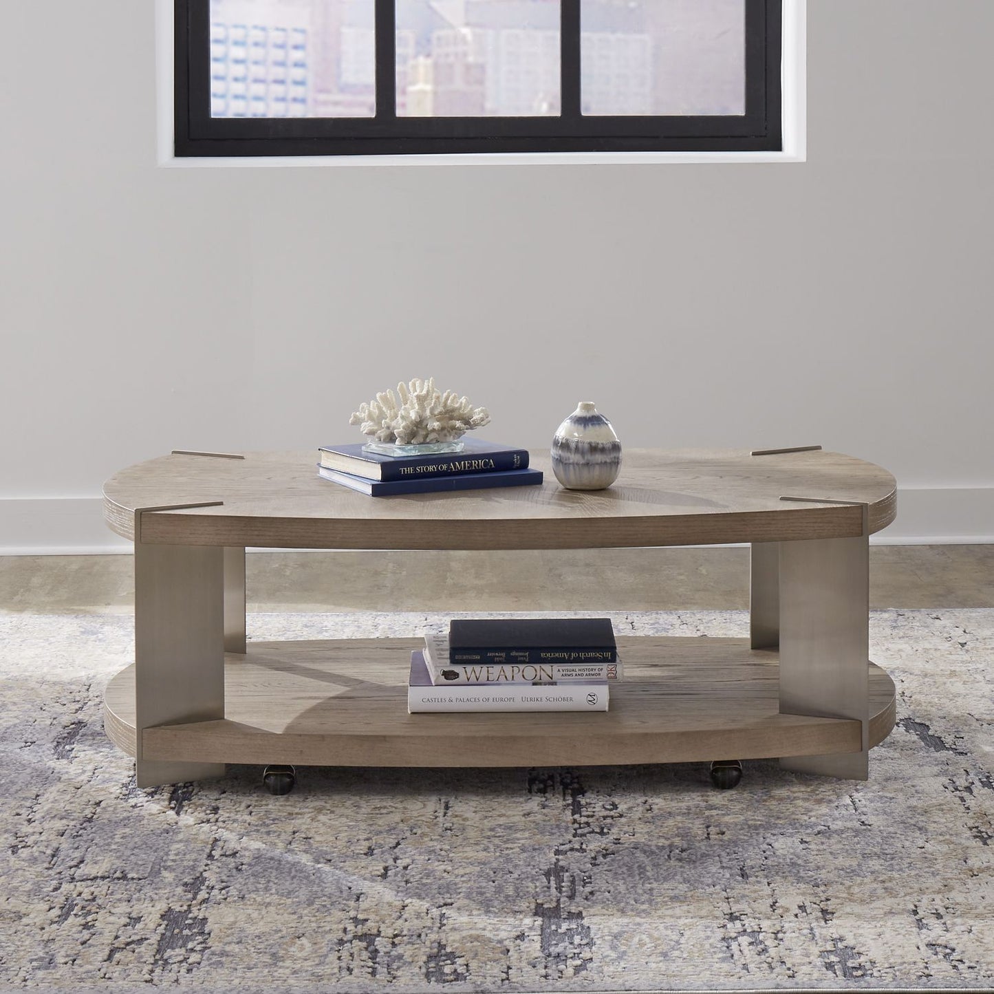 Oval Cocktail Table