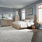 Queen Uph Bed, Dresser & Mirror, Chest