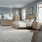 King California Panel Bed, Dresser & Mirror, Chest, Night Stand