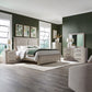 King California Panel Bed, Dresser & Mirror, Chest, Night Stand