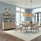 5 Piece Double Pedestal Table Set