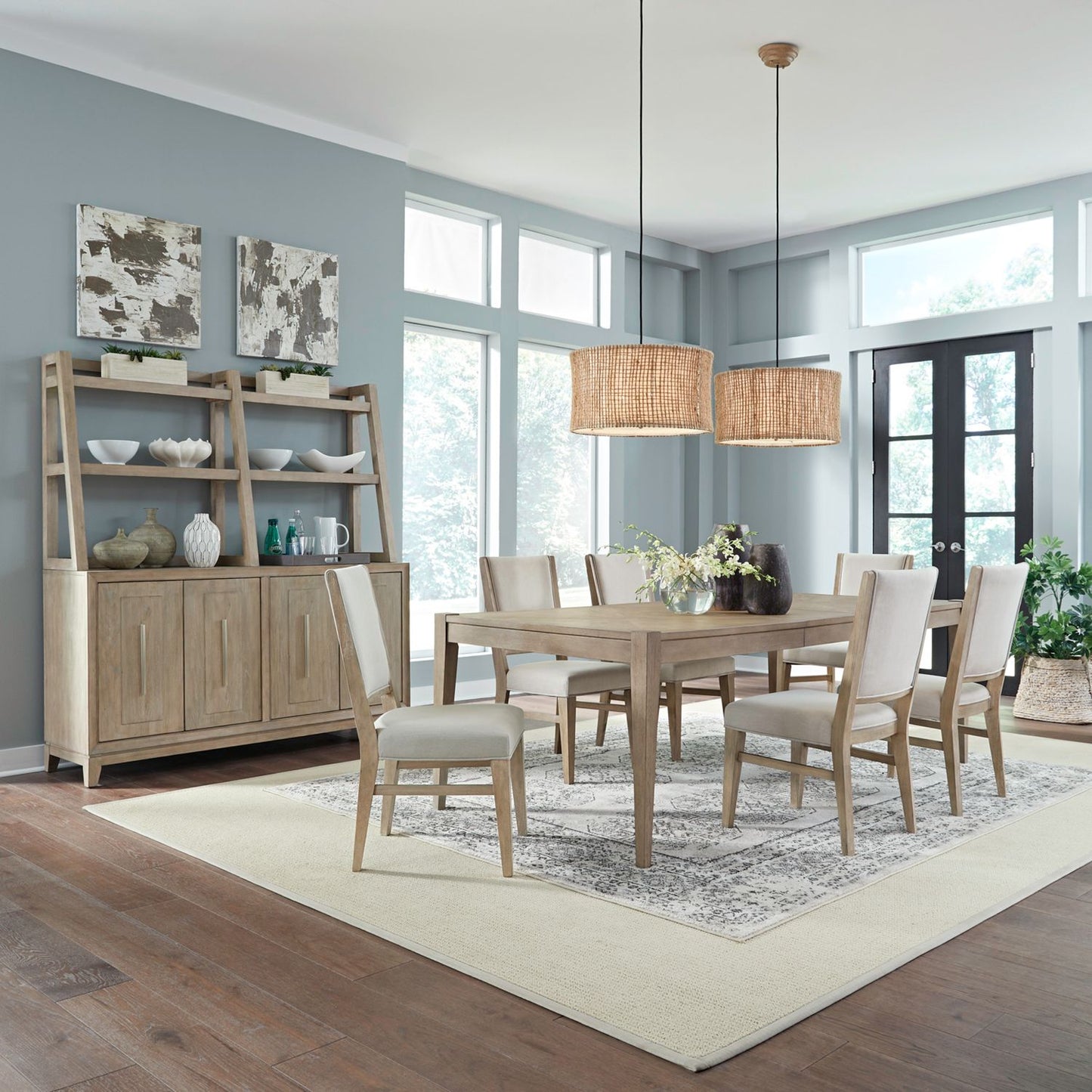 7 Piece Rectangular Table Set