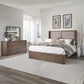 Queen Shelter Bed, Dresser & Mirror