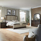 King California Shelter Bed, Dresser & Mirror, Night Stand