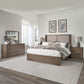 King California Shelter Bed, Dresser & Mirror, Night Stand