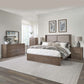 Queen Shelter Bed, Dresser & Mirror, Chest, Night Stand