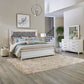 Queen Uph Bed, Dresser & Mirror