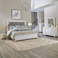 Queen Uph Bed, Dresser & Mirror, Chest