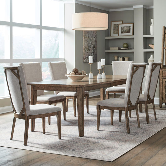 7 Piece Rectangular Table Set