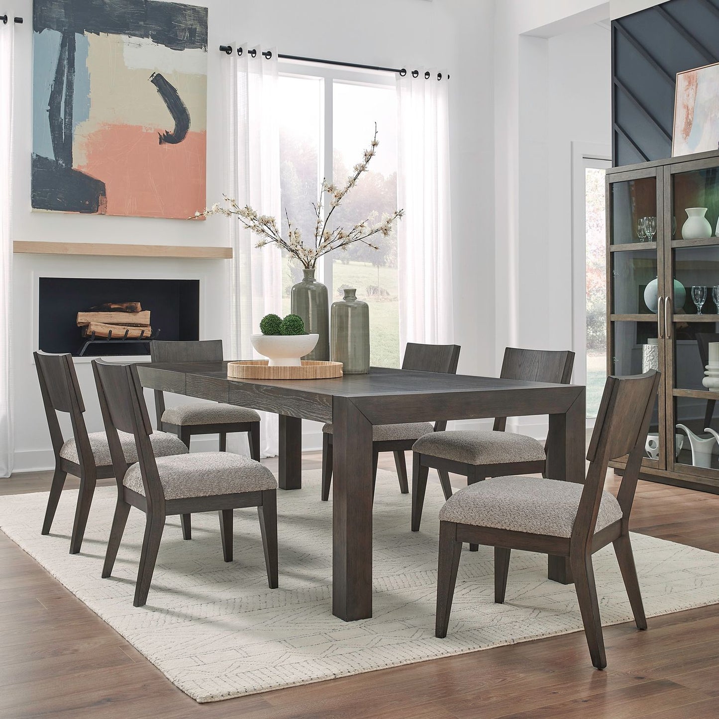 7 Piece Rectangular Table Set