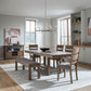 Optional 6 Piece Trestle Table Set