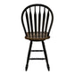 Windsor Swivel Counter Chair - Black