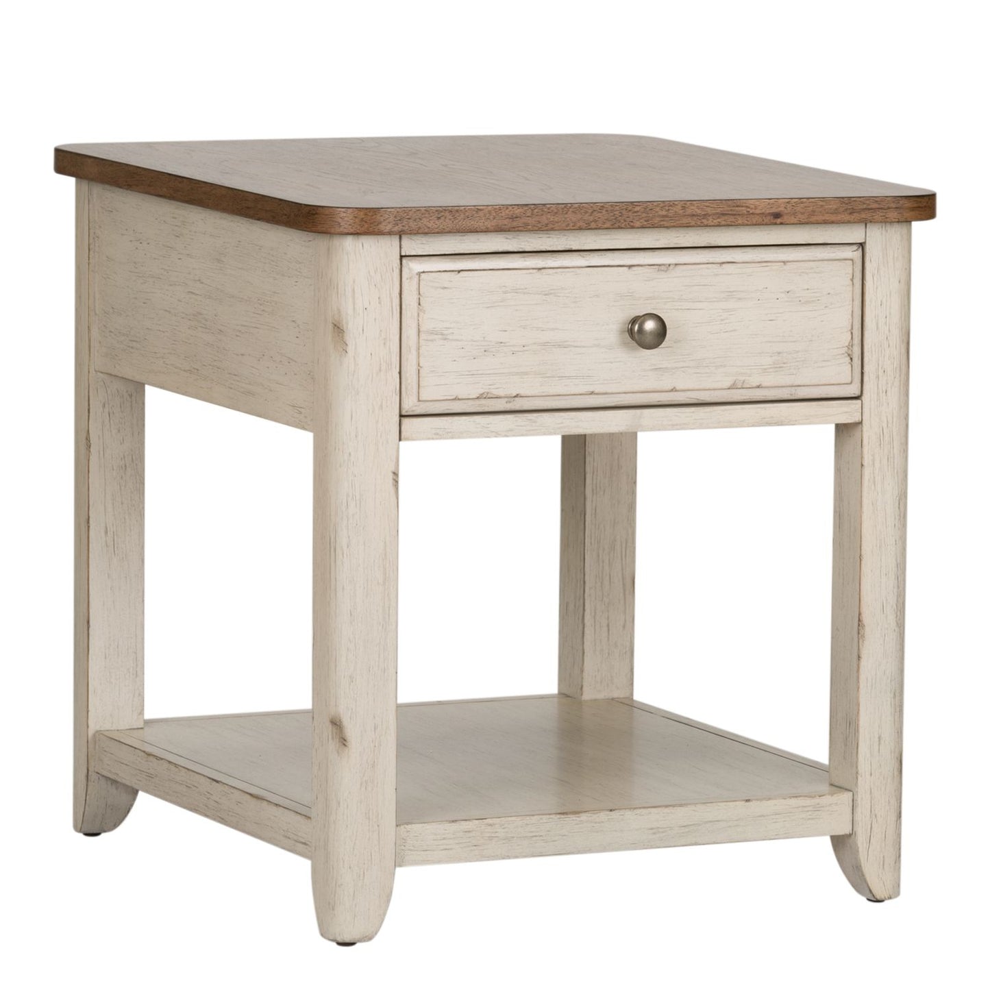 End Table with Basket